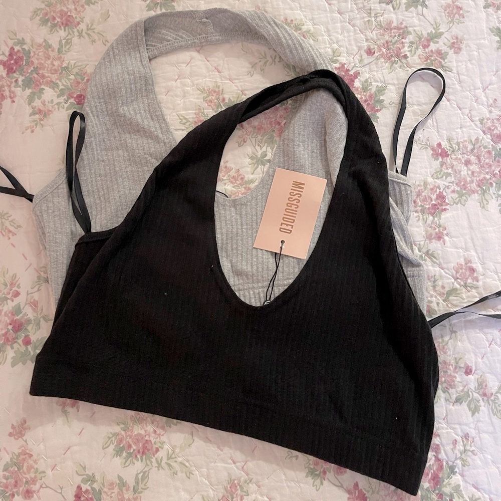 2 Missguided Halter Tops (10)